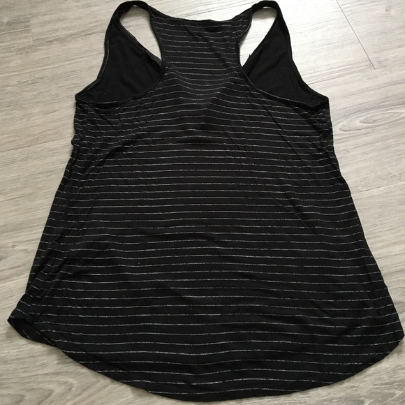 Black Dynamite Striped Zip Up Tank Top - Picture 2 of 4